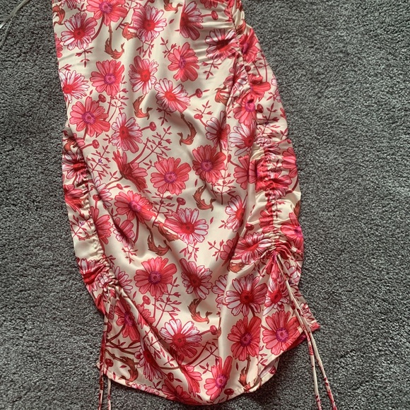 Showpo Floral Silk Slip Dress - Picture 3 of 5